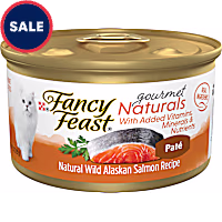 Fancy Feast Gourmet Naturals Wild Alaskan Salmon Recipe Pate Wet Cat Food