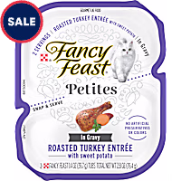 Fancy Feast Petites Roasted Turkey Entree with Sweet Potato in Gravy Wet Cat Food