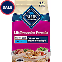 Blue Buffalo Life Protection Formula Small Breed Senior Chicken & Brown Rice Dry Dog Food