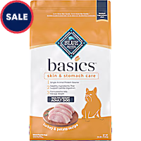 Blue Buffalo Blue Basics Skin & Stomach Care Natural Adult Healthy Weight Turkey & Potato Dry Dog Food