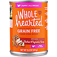 WholeHearted Grain Free Puppy Chicken and Vegetable Recipe Wet Dog Food