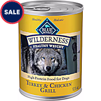 Blue Buffalo Wilderness Healthy Weight High-Protein & Grain-Free Turkey&Chicken Recipe Adult Wet Dog Food