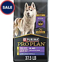 Purina Pro Plan High Protein, SPORT 27/17 Lamb & Rice Formula Small Bites Dry Dog Food