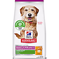 Hill's Science Diet Adult 7+ Senior Vitality Small & Mini Chicken & Rice Recipe Dry Dog Food