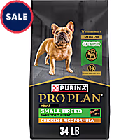 Purina Pro Plan Shredded Blend Chicken and Rice Formula with Guaranteed Live Probiotics Small Breed Dog Food