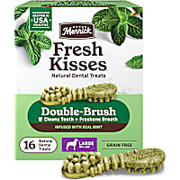 Merrick Infused With Real Mint Fresh Kisses Large Dental Chews for Dogs