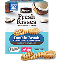 Merrick Infused With Real Coconut Fresh Kisses Small Dental Chews for Dogs