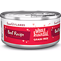 WholeHearted Grain Free Beef Recipe Flaked Wet Cat Food for All Life Stages