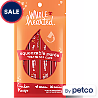 WholeHearted Chicken Recipe Puree Squeezable Cat Treats