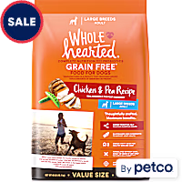 WholeHearted Grain Free Large Breed Chicken and Pea Recipe Adult Dry Dog Food