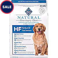 Blue Buffalo Natural Veterinary Diet HF Hydrolyzed for Food Intolerance Vet Prescription Required Salmon Dry Dog Food