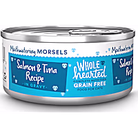 WholeHearted All Life Stages Grain-Free Salmon & Tuna Recipe Morsels in Gravy Wet Cat Food