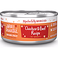 WholeHearted All Life Stages Grain-Free Chicken & Beef Recipe Minced in Gravy Wet Cat Food