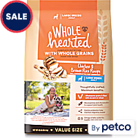 WholeHearted Adult Large-Breed Chicken & Brown Rice Recipe with Whole Grains Dry Dog Food