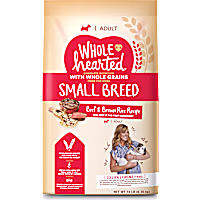 WholeHearted Adult Small-Breed Beef & Brown Rice Recipe with Whole Grains Dry Dog Food