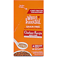 WholeHearted Grain-Free Chicken Recipe Gravy Puree Wet Dog Meal Topper