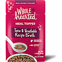 WholeHearted Tuna & Vegetable Recipe Broth Flavor-Boosting Wet Cat Meal Topper