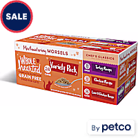 WholeHearted All Life Stages Grain-Free Chef's Classics Morsels in Gravy Wet Cat Food Variety Pack