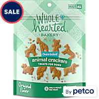 WholeHearted Tasty Snacks Animal Crackers Treats for Dogs