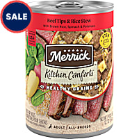 Merrick Healthy Grains Kitchen Comforts, Beef Tips and Rice Stew Wet Dog Food