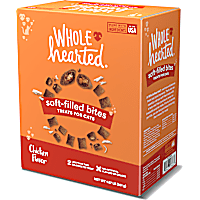 WholeHearted Chicken Flavor Soft-Filled Bites Cat Treats