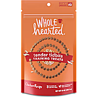 WholeHearted Grain-Free Tender Tidbits Chicken Recipe Dog Training Treats
