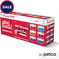 WholeHearted Grain Free Best Sellers Wet Cat Food Pate Variety Pack
