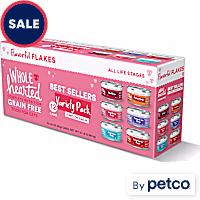 WholeHearted Grain Free Best Sellers Flakes Wet Cat Food Variety Pack
