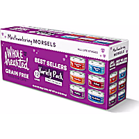 WholeHearted Grain Free Best Sellers Mouthwatering Morsels Wet Cat Food Variety Pack
