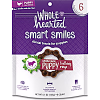 Wholehearted Smart Smiles Bacon Flavor Puppy Dental Ring