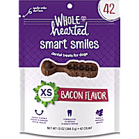 WholeHearted Smart Smiles Bacon Flavor Dog Dental Treats