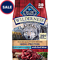 Blue Buffalo Wilderness High-Protein Red Meat & Grains Rocky Mountain Recipe Dry Food for Large Breed Adult Dogs