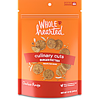 WholeHearted Culinary Cuts Burger Patties, Chicken Recipe Dog Treats