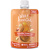 WholeHearted Loveable Lickables Peanut Butter Dog Treats