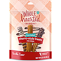 WholeHearted Tasty Snacks Vanilla Flavor Churro-style Dog Treats