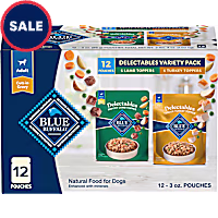 Blue Buffalo Blue Delectables Natural Lamb & Turkey Dinner Topper Variety Pack Wet Dog Food