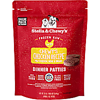 Stella & Chewy's Frozen Chewy's Chicken Patties Dog Food