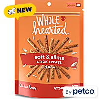 WholeHearted Grain Free Soft and Chewy Chicken Recipe Dog Treat Sticks