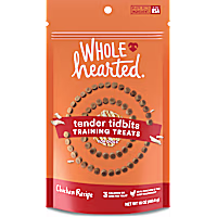 WholeHearted Grain-Free Tender Tidbits Chicken Recipe Training Treats for Dogs