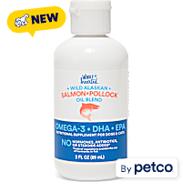 WholeHearted Wild Alaskan Salmon Pollock Oil Blend Nutritional Supplement for Dogs & Cats