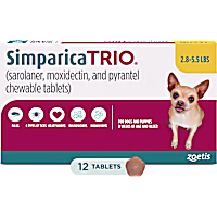 Simparica Trio for Dogs 2.8-5.5 lbs.