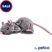 Leaps & Bounds Grey Rat Cat Toy