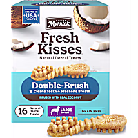 Merrick Infused With Real Coconut Fresh Kisses Large Dental Chews for Dogs