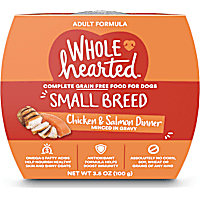 WholeHearted Grain Free Small Breed Chicken and Salmon Dinner Adult Wet Dog Food