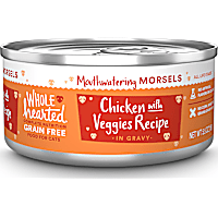 WholeHearted All Life Stages Grain-Free Chicken with Veggies Recipe Morsels in Gravy Wet Cat Food