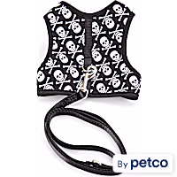 YOULY Skull Cat Harness & Leash Set
