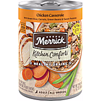 Merrick Healthy Grains Kitchen Comforts, Chicken Casserole and Rice with Grains Wet Dog Food