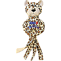 KONG Wubba No Stuff Cheetah Dog Toy