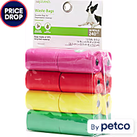 So Phresh Multicolor Unscented Dog Waste Bags