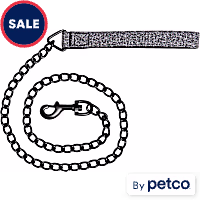 YOULY Black Chain Dog Leash
